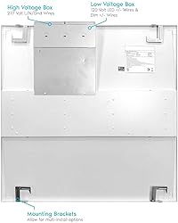 2x2 FT Center Basket LED Troffer Panel
