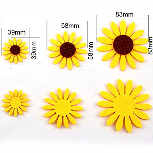 1 Sunflowers+Scrapbooking+Non+woven+Handcraft+Decoration