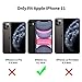 SALAWAT for iPhone 11 Case, Slim PU Leather Vintage Shockproof Phone Case Cover Lightweight Premium Soft TPU Bumper Hard PC Hybrid Protective Case for iPhone 11 6.1inch 2019 (Blue)