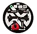 Punisher Skateboards Youth Protective Pad set with Elbow, Knee, and Wrist Guards, For BMX and Skating, Ages 8+