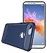 Honor 7X/Mate SE Case, TUDIA Carbon Fiber Design Lightweight [TAMM] TPU Bumper Shock Absorption Cover for Huawei Honor 7X/Mate SE (Navy Blue)