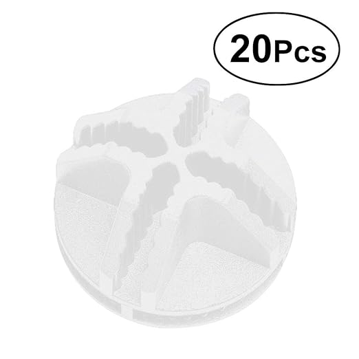 20 Piezas de Cubo de Alambre Conectores de plástico para la estantería