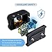 Dog Training Collar, Electronic Shock Collar for All Size Dogs 100% Waterproof and Rechargeable with Beep, Vibration and Static Shock Remote Controlled