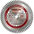 Oshlun SBNF-072560 7-1/4-Inch 60 Tooth TCG Saw Blade with 5/8-Inch Arbor (Diamond Knockout) for Aluminum and Non Ferrous Metals