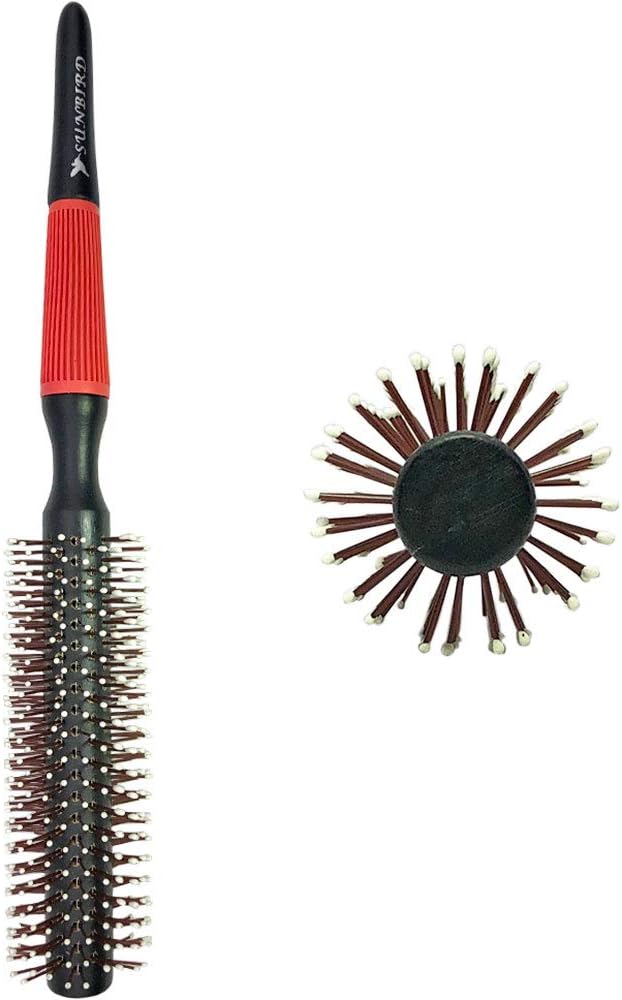 Sunbird Nylon Round Brush, bristle Brushes, for blow-drying male and female hair styling, curly and straight hair, wavy, thick or sparse hair