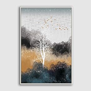 Framed Home Artwork Abstract Scenery for Living Room Bedroom