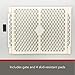 Toddleroo by North States - Superyard 2-Panel Extension: 65.5 Inch Play Yard Extension - Works with Superyard Playpens - Ivory