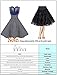 Babyonlinedress Babyonline Women's 50s V Neck Vintage Cut Out Retro Party Cocktail Swing Dresses