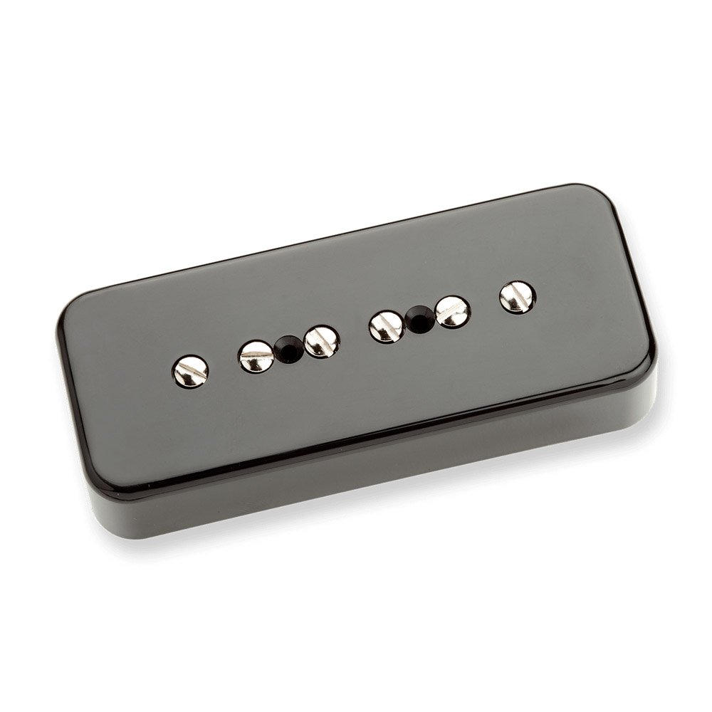 Seymour Duncan SSP90 Blk with custom Soapbar P90 PU Neck Position Black