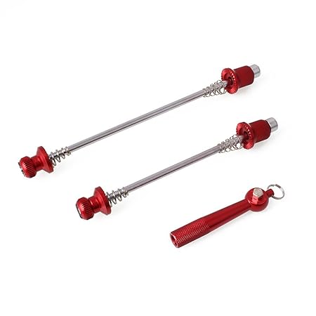 Beautyrain 1 Stück Diebstahlsicherung Quick Release QR Secure Lock Spieße Setzen Straße Fahrrad Radfahren MTB Fahrrad Räder L