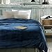 Luxury Collection Microplush Flannel Fleece Blanket | Ultra Soft 380 GSM Lightweight All-Season Anti-Static Throw/Blanket for Sofa Couch Bed (Throw (50'' x 60''), Navy Blue)