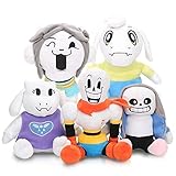 LevinArt 2pcs 30cm Anime Undertale Plush Toys Undertale Sans Papyrus Asriel Toriel Stuffed Plush Toys Doll for Kids Children Gift