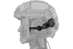GYDEHUTJ Tactical Helmet ARC Rail Adapter for COMTAC 3 Headset,Multi-Angle Rotation OPS Core ARC and Team Wendy Rail Adapter
