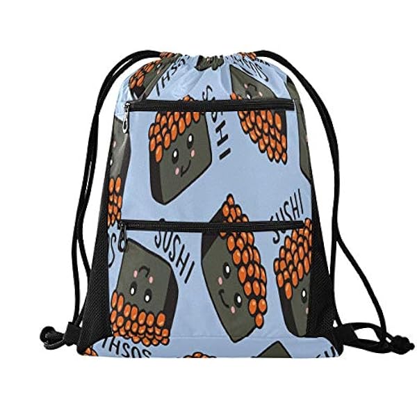 N A バックパックバッグパックスポーツ体操 日本のスポーツのかわいいポケットジッパーバッグ