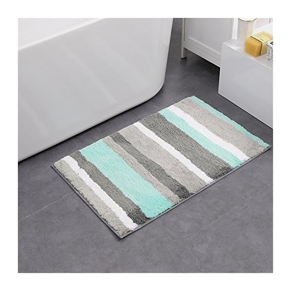 hepix NonSlip Bathroom Mat Microfiber Shag MachineWashable Shaggy