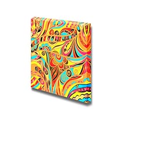 Colorful Abstract Floral Pattern Wall Decor