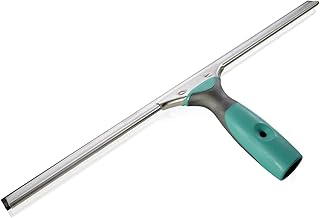 Leifheit Professional Fensterabzieher 45 cm mit Weichgummigriff, Abzieher mit hochflexibler Gummilippe, Duschabzieher mit verschiebbarer Griffposition