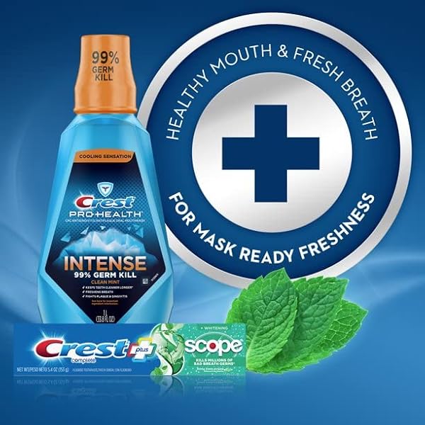 CREST TOOTHPASTE PLUS SCOPE WHITENING MINTY FRESH (PACK OF 3)