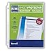 Samsill 500 Pack Heavy Duty Sheet Protectors, Non-Glare, 8.5x11 Inch Page Protectors for 3 Ring Binder, Letter Size Protectors Reinforced Holes, Non-Glare Document Sleeve, Top Loading, Acid Free