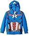 Marvel boys Costume Hoodie Hooded Sweatshirt, Captain America/Blue, 4 5 US