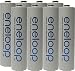 Eneloop 70-ZP2A-6D26 AAA 4th Generation NiMH Pre-Charged Rechargeable 2100 Cycles Battery with Holder Pack of 8