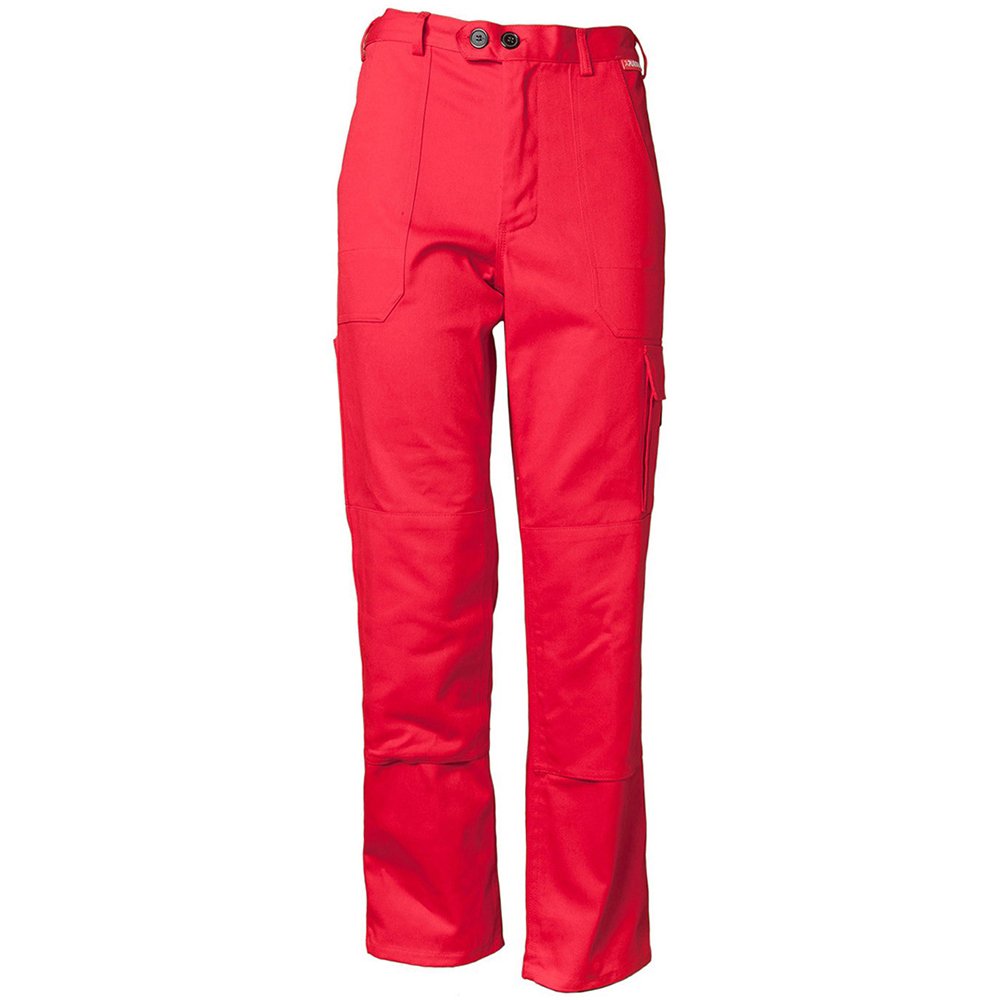 Planam 183110 Size 110 "BW 290" Cargo-Trousers - Mid Red