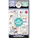 me & my BIG ideas Sticker Value Pack for Mini Planner - The Happy Planner Scrapbooking Supplies - Planner Basics Theme - Multi-Color & Gold Foil - For Projects & Albums - 30 Sheets, 1768 Stickers