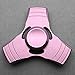 SMAZ LIFE Anti-Anxiety Fidget Spinner Toy Helps Focusings EDC Focus Toy for Kids & Adults - Best Stress Reducer Relieves ADHD Anxiety and Boredom Ceramic Cube Bearing (Aluminium Pink)