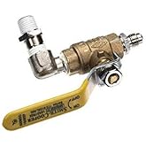 Wilbur Curtis Valve, 1/4 Brass Ball Assembly EME