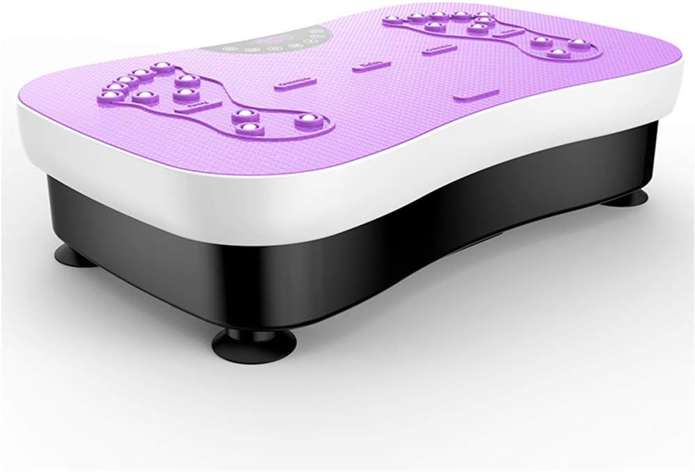 WMNRNYD Massage Platform Machines, 3D Stereo Massage Vibration Plate Whole Body Vibration Machine 99 Speed Vibration Platform for Home Fitness and Weight Loss,Purple