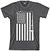 Threadrock Men's Fishing American Flag T-shirt