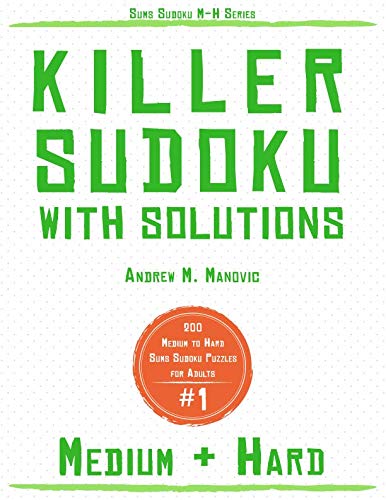 Download Killer Sudoku 200 Medium Hard Sums Sudoku Puzzles For 