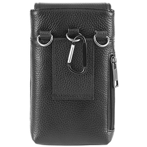 Genuine Leather Cell Phone Holster Compatible For IPhone 14 Pro Max