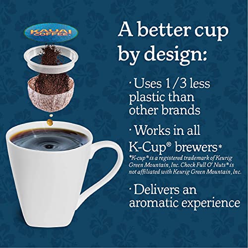 Kauai Coffee Variety Pack of 6, 12 Single Serve Pods, 1 Coconut Caramel