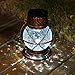Go2garden Solar Lantern Outdoor Hanging Garden Lights, Decorative Rainbow Lamp Metal&Glass for Patio Tabletop Decorations (3 Lumens)