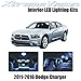 XtremeVision Interior LED for Dodge Charger 2011-2016 (16 Pieces) Cool White Interior LED Kit Package+ Installation