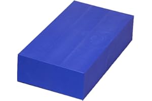 PLASTI-BLOCK ABS Plastic Rectangular Solid Bar - 2" x 3" x 12" Block