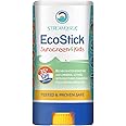 STREAM2SEA EcoStick SPF 35 Mineral Sunscreen Stick, Sweat Water Resistant Sunblock, USDA Approved Biodegradable Paraben Free Reef Safe Sunscreen Protection Against UVA UVB (EcoStick Kids) - 0.5 oz