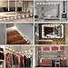 DIY Hollywood Style LED Vanity Mirror Lights Kit Dimmable Lighting, 6.5FT/20W-60leds, Daylight White, Waterproof IP67 Under Cabinet Lighting, Kitchen Lighting with Touch Dimmable and Power Supply