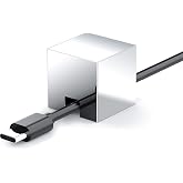 Meenova Cord Organizer 304 Stainless Steel Cable Holder, Metal Paper Weight, Cable Management Aesthetic Cute Desk Accessories, Heavy Paperweights, Charging Wire Nightstand Organizer