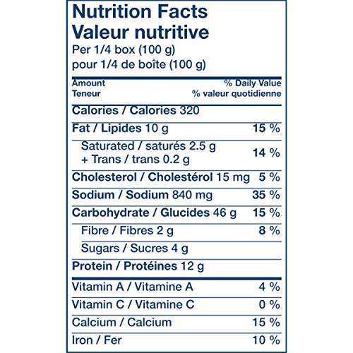 KRAFT DELUXE Original Cheddar Macaroni & Cheese Dinner 400G Pricepulse