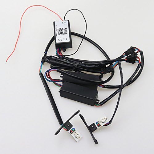 AUTOKI High Power RGBW/Phone APP WIFI Control Devil eye for 2.5inch H1 MINI bixenon projector lens