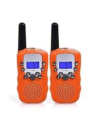 Swiftion Walkie Talkies para niños Radios bidireccionales de largo alcance 22 canales Walky Talky FRS Walkie Talkies para niños (naranja)