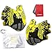 ZOOKKI Cycling Gloves Mountain Bike Gloves Road Racing Bicycle Gloves Light Silicone Gel Pad Riding Gloves Half Finger Biking Gloves Men/Women Work Gloves