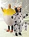 Rubies Adult Inflatable Cow Costume for Themed Parties and Halloween