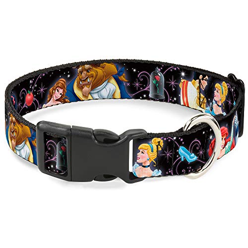 Buckle-Down Plastic Clip Collar - Disney Princesses & Prince's Dancing - 1/2" W…