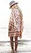 Toraway Cardigan, Women Boho Printed Chiffon Loose Kimono Cardigan Tops Blouse (X-Large) Pink