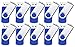 FEBNISCTE 128MB USB 2.0 Flash Drive Bulk 10 Pack Thumb Drives - Small Capacity Memory Sticks 128 MB Multipack Data Storage for Promation Gift Blue Value Pen Drive Zip Drive Jump Drive with Ropes