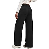 Sweetmoon Wide Leg Sweatpants Women High Waisted Sweat Pants Baggy Lounge Pants Women Travel Girls Joggers with Pockets