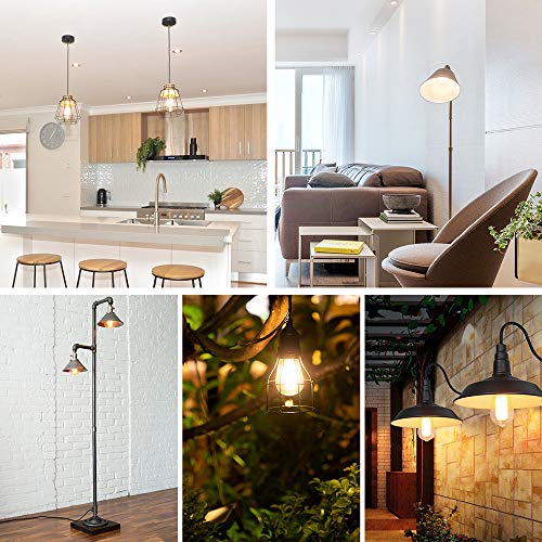 image for TOBUSA Vintage LED Dimmable Edison Light Bulbs 100W Equivalent, 1200Lu